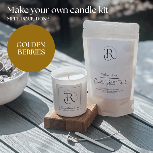 Golden Berry & Frankincense Melt & Pour Candle Refill
